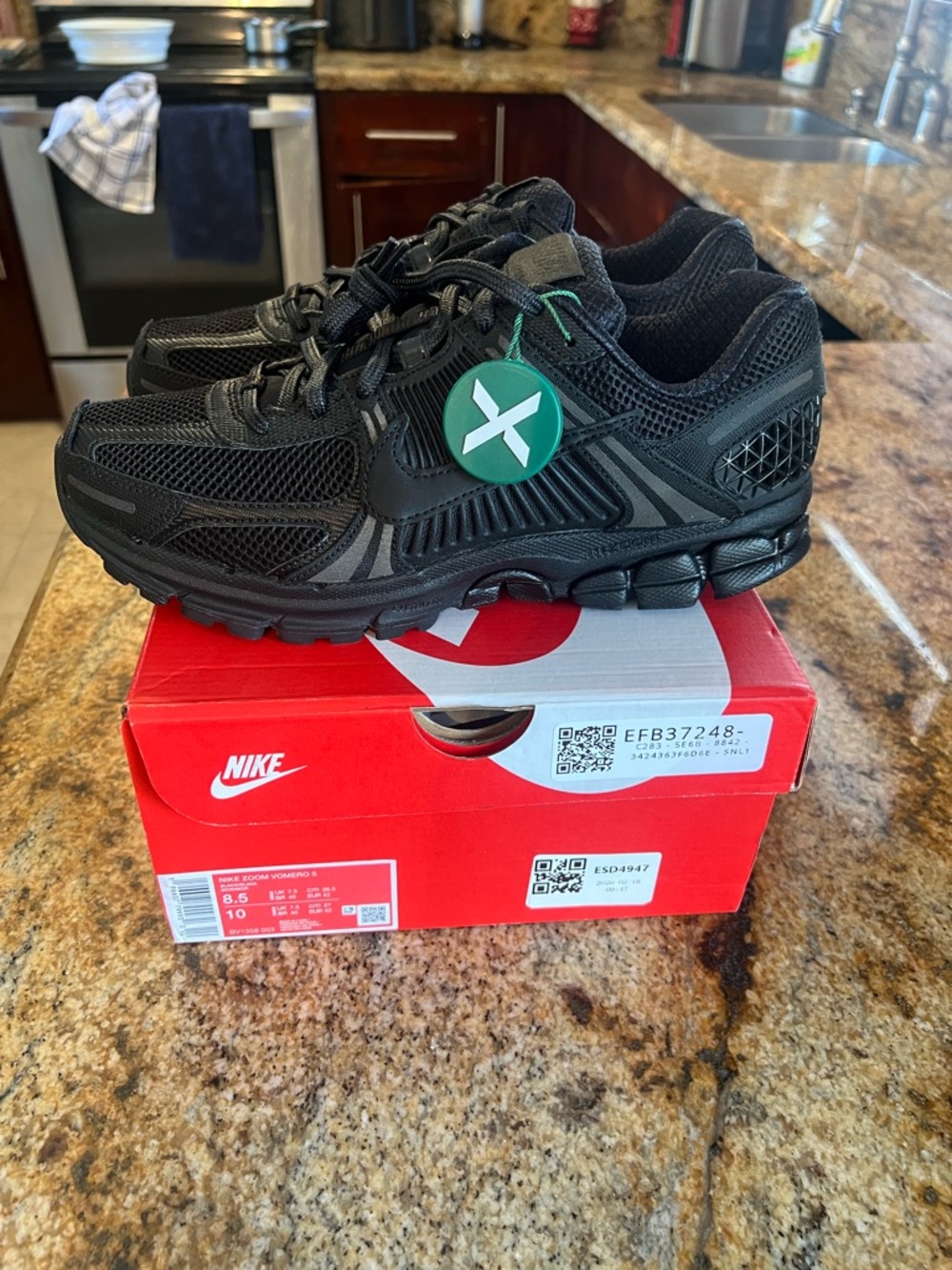 Nike vomero Shox TL Triple Black